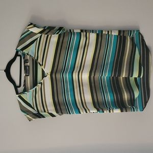 New York and Company Striped Blouse